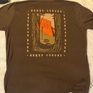 Under Armour Men's Brown Outdoor Graphic Tee